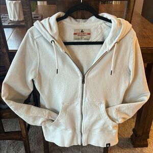 American Giant Cream Zip-Up Jacket size XL